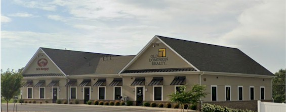 The front of the office
